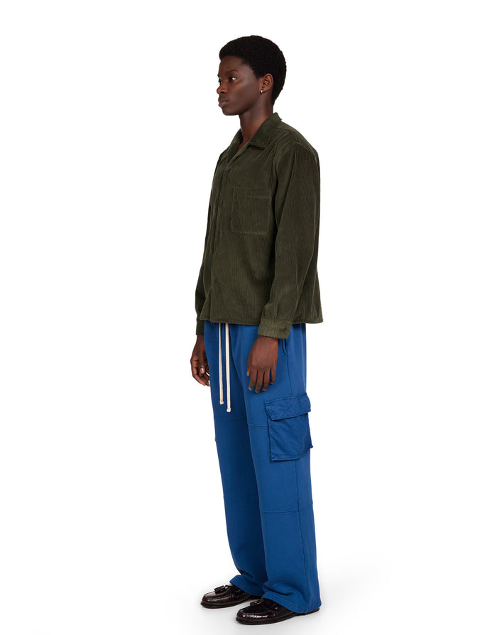 Les Tien Wide Wale Corduroy L/S Cuban Shirt