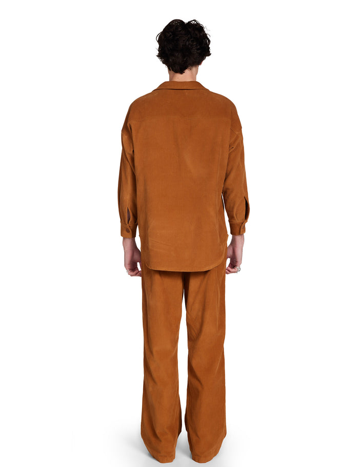 Les Tien Wide Wale Corduroy Oversized Button Up