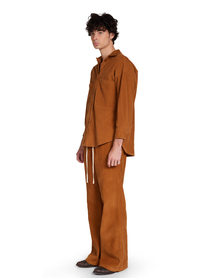 Les Tien Wide Wale Corduroy Oversized Button Up