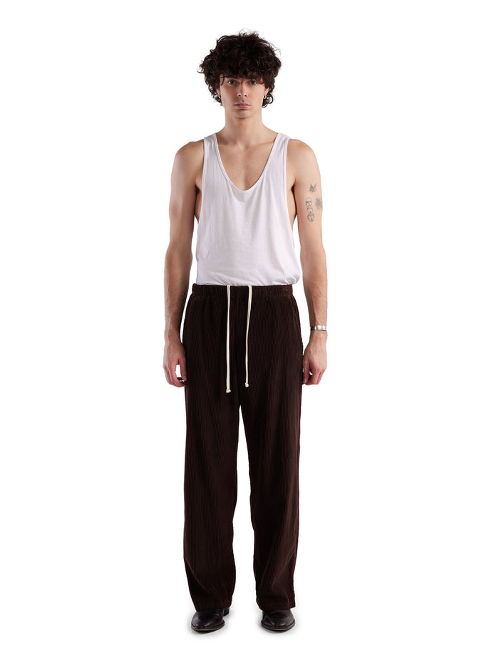 Les Tien Wide Wale Corduroy Utility Puddle Pant