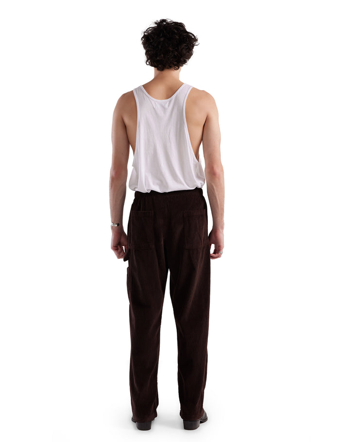 Les Tien Wide Wale Corduroy Utility Puddle Pant