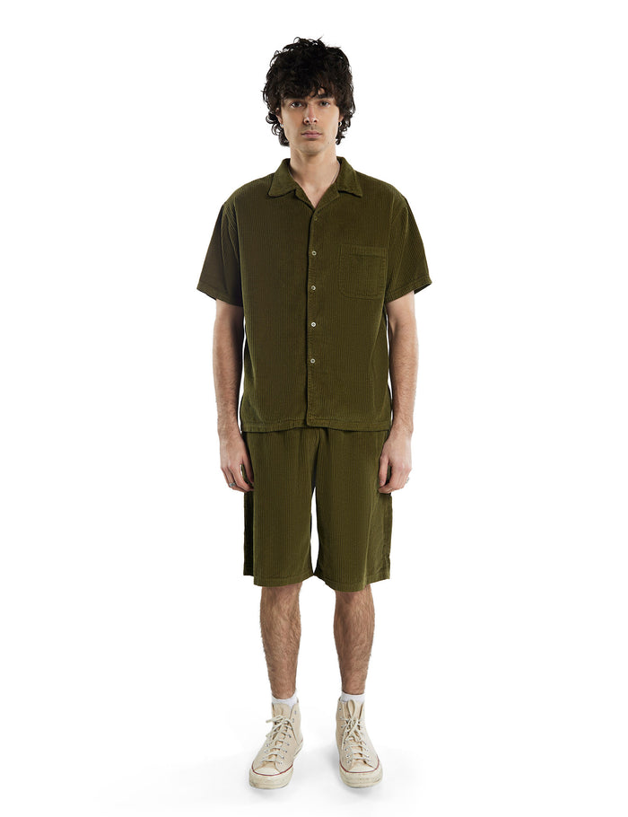 Les Tien Wide Wale Corduroy Utility Short