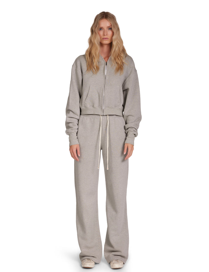 Les Tien Zendaya Crop Zip Hoodie