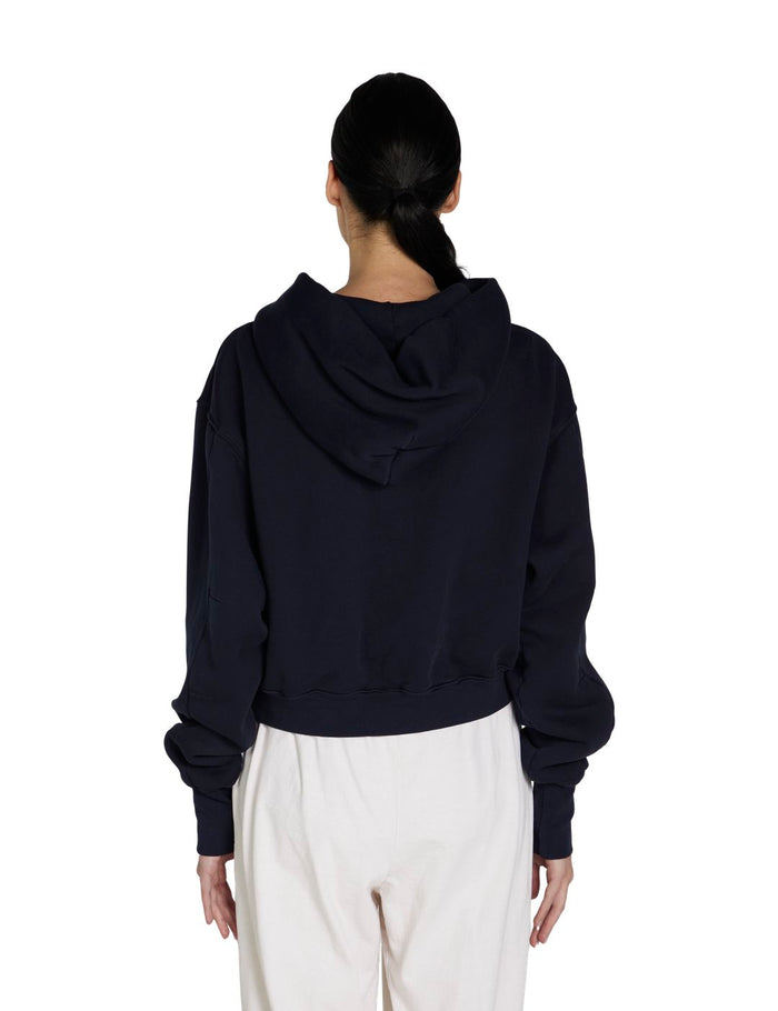 Les Tien Zendaya Crop Zip Hoodie