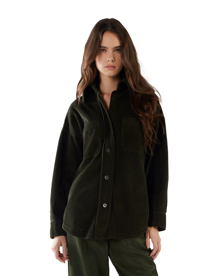 les tien Zoe Oversized Button Up