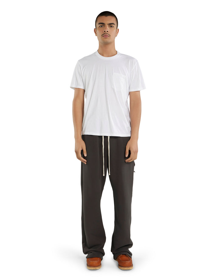 Les Tien Lightweight Binded Neck Classic Pocket Tee