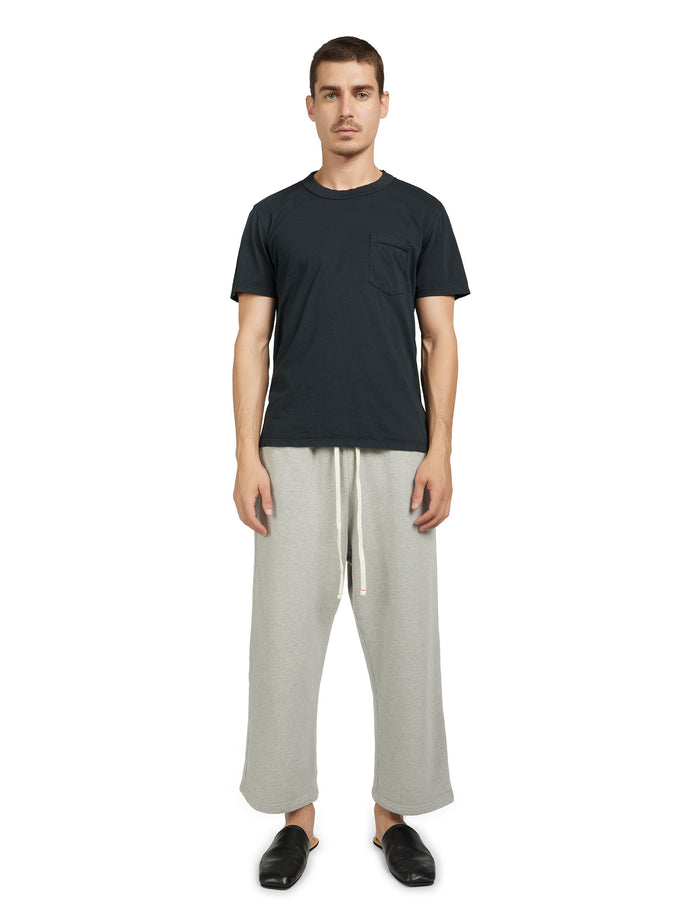 Les Tien Lightweight Binded Neck Classic Pocket Tee