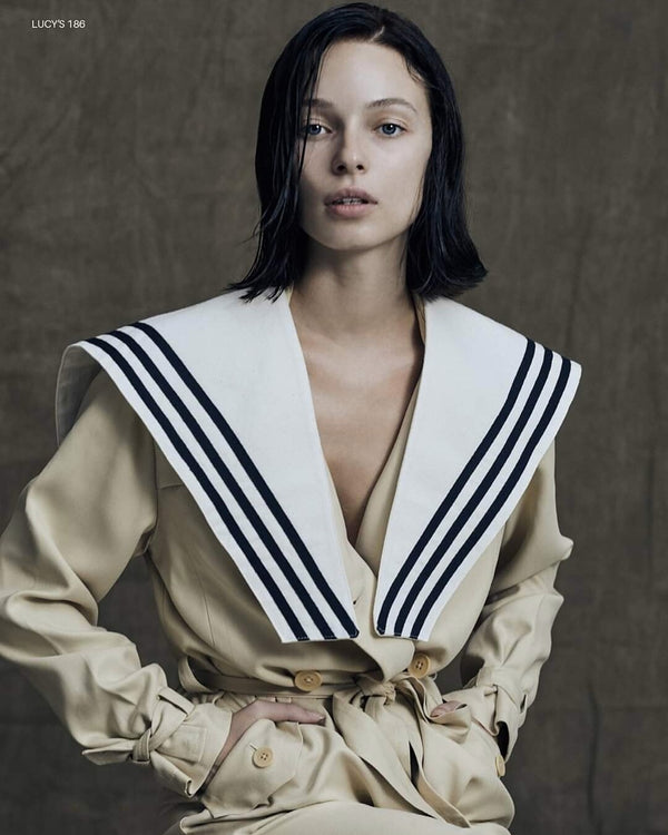 Les Vacances D'irina Ivory Sailor Collar