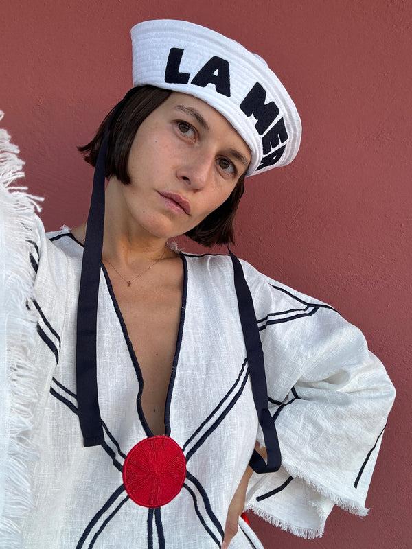 Les Vacances D'irina Lighter Sailor Hat "LA MER"