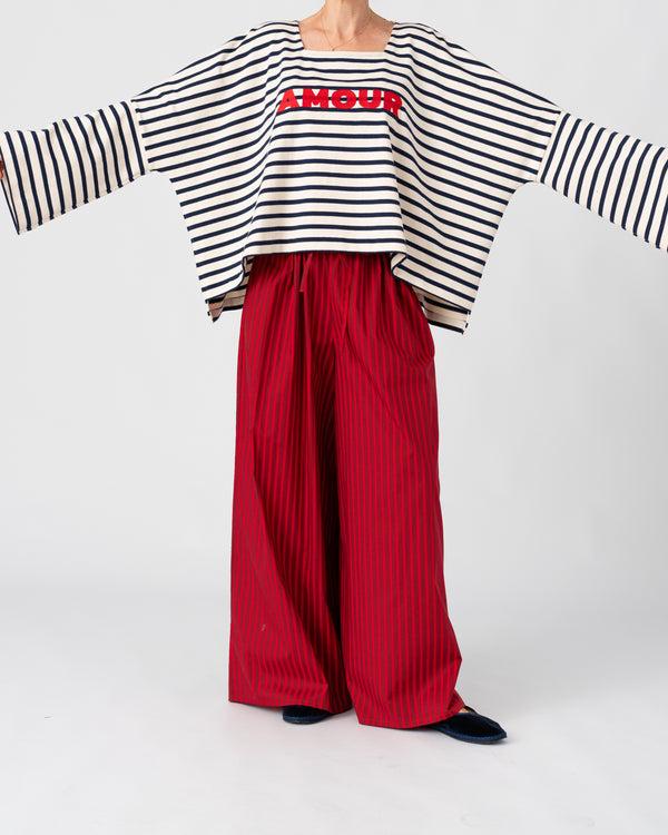 Les Vacances D'irina Mariniere "Amour" Embroidered