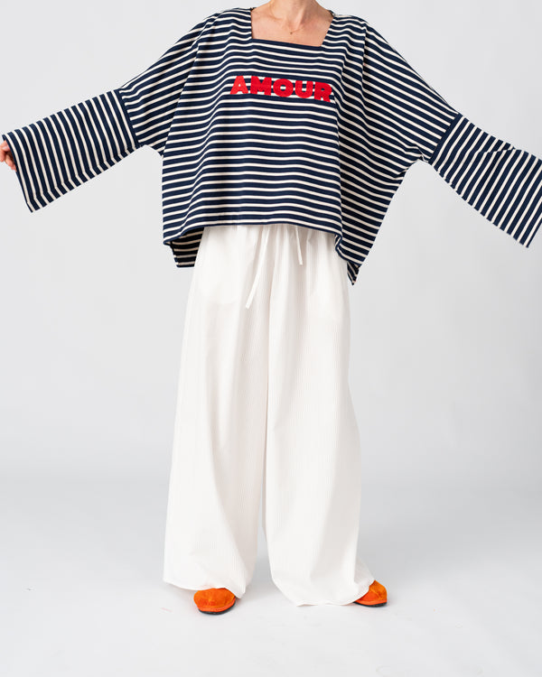 les vacances d'irina Mariniere "Amour" Embroidered