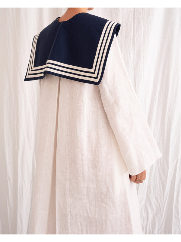 les vacances d'irina Navy Sailor Collar