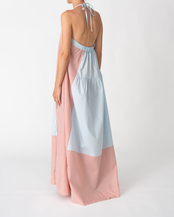 Les Vacances D'irina Peach And Blueberry Dress