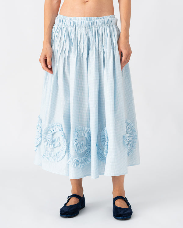 Les Vacances D'irina Petit Gingham Skirt