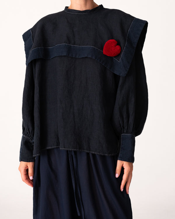 les vacances d'irina Puritan Shirt Navy