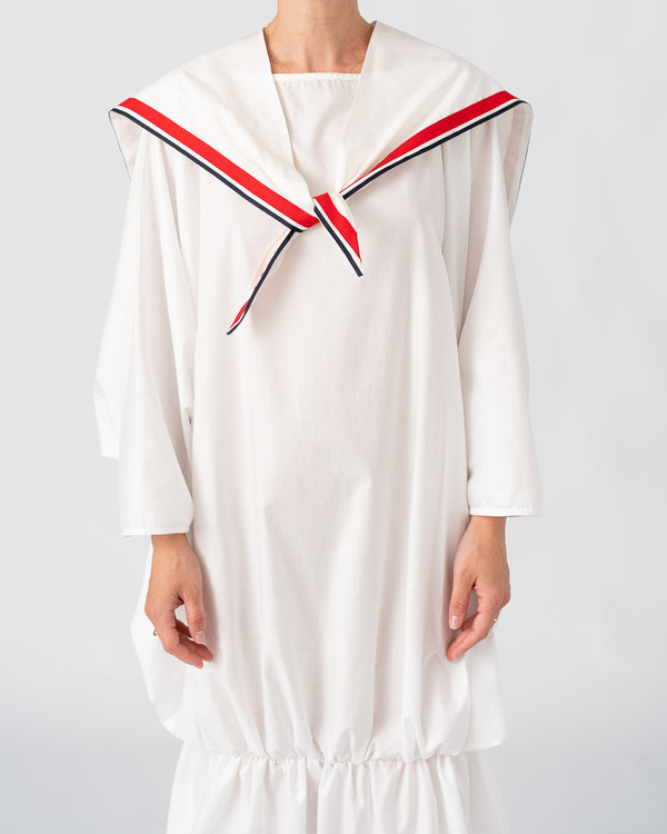 Les Vacances D'irina Sailor Scarf Silk Poplin