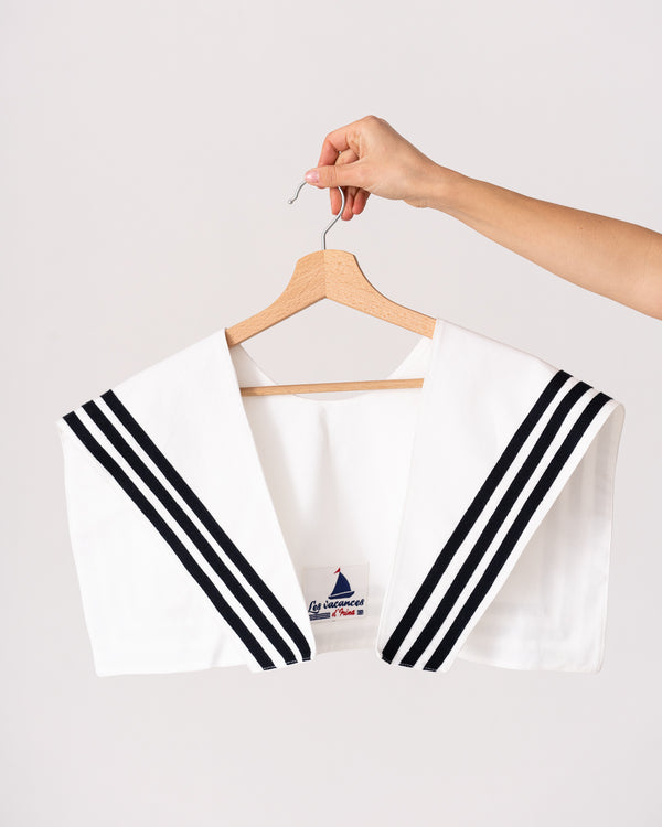 les vacances d'irina White Sailor Collar