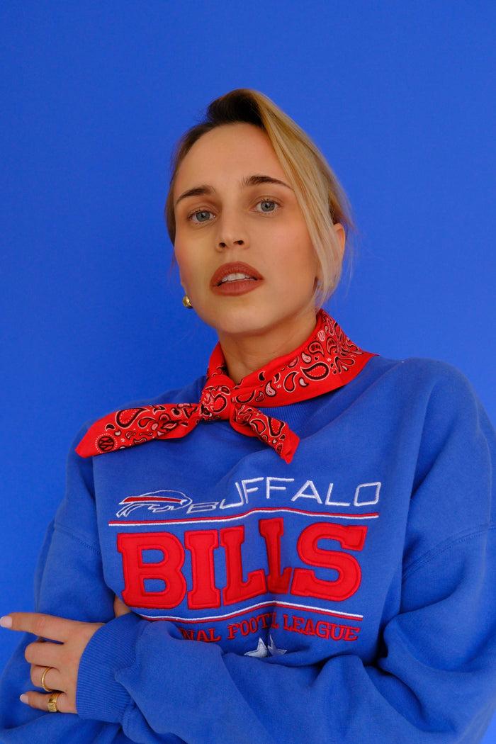 Lescarf COTTON PAISLEY | RED | 55CM