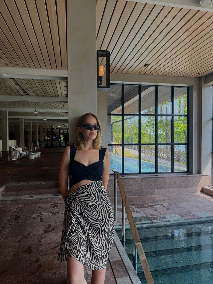 Lescarf COTTON SARONG | ZEBRA