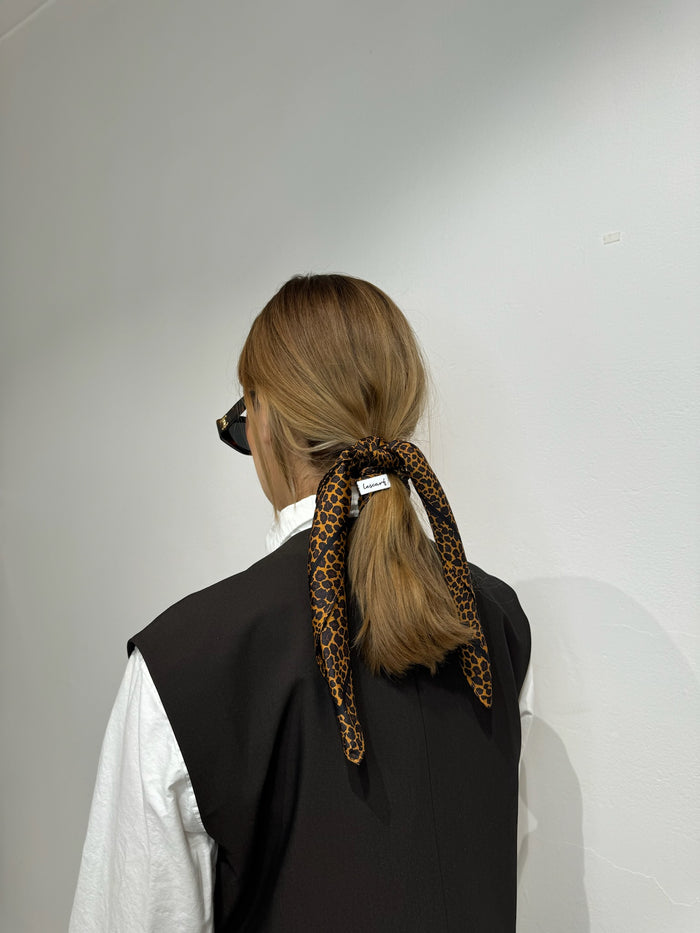 Lescarf LEO SCARF | BROWN | 50 CM