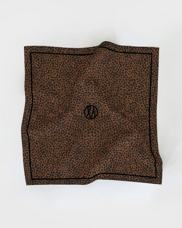 lescarf LEO SCARF | BROWN | 50 CM