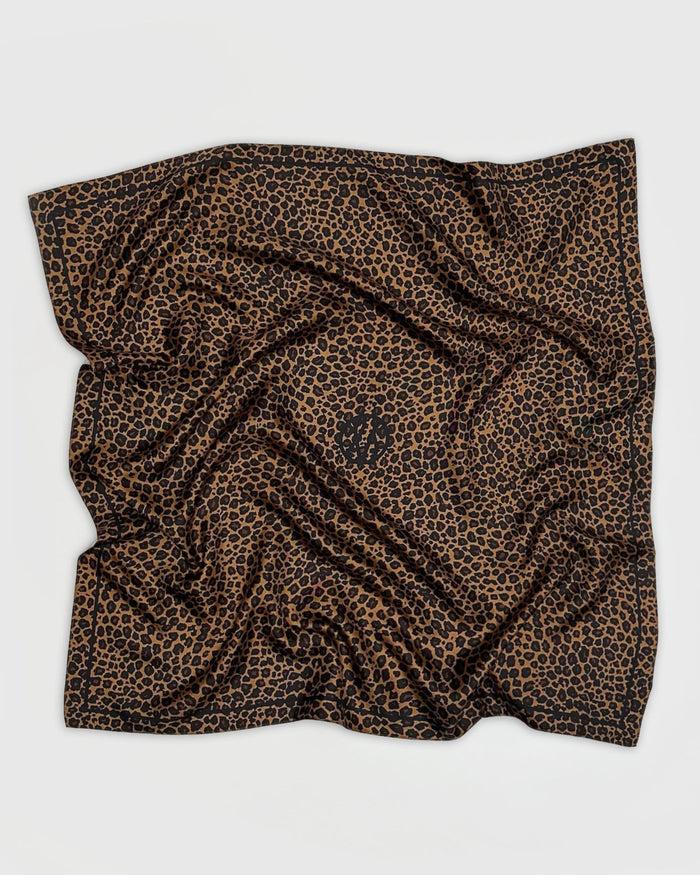 lescarf LEO SCARF | BROWN | 80 CM