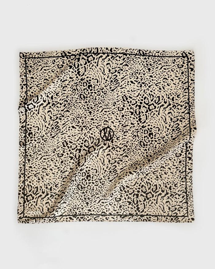 lescarf LEO SCARF | SAND & BLACK | 80 CM