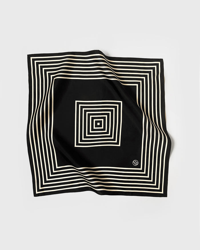 lescarf NO. 16 | BLACK | 50 CM
