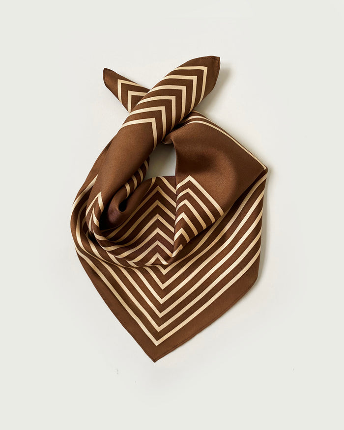 Lescarf NO. 17 | CHOCOLATE | 50 CM