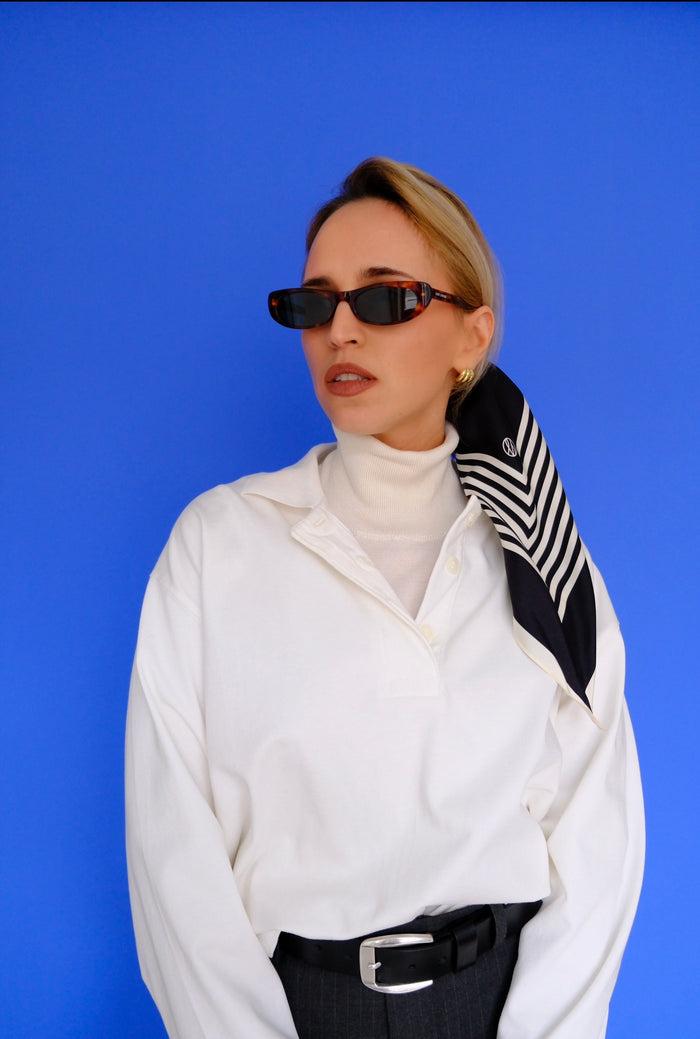 Lescarf NO. 2 | BLACK | 65 CM
