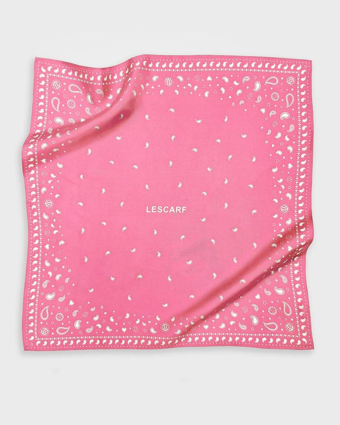 lescarf PAISLEY SCARF 2 | PINK | 50 CM