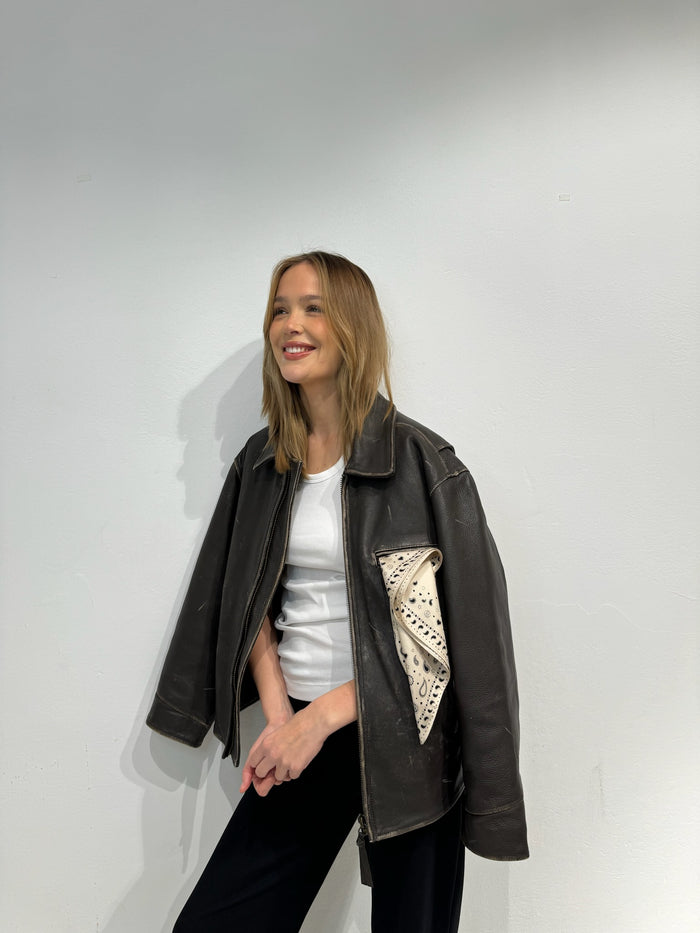 Lescarf PAISLEY SCARF 2 | SAND | 50 CM