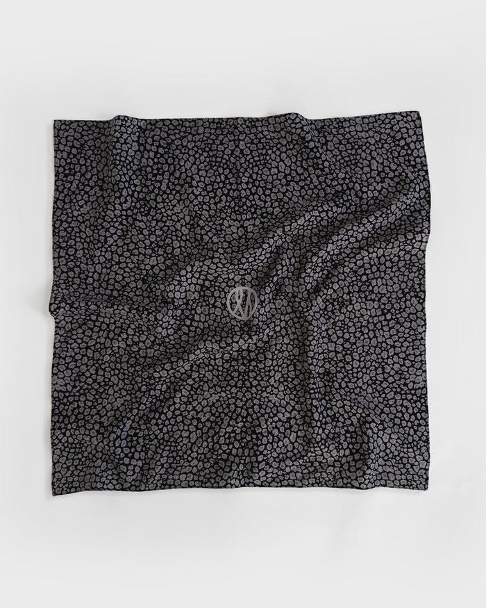 lescarf PRE ORDER - WOOL SCARF | BLACK & GREY | 65 CM