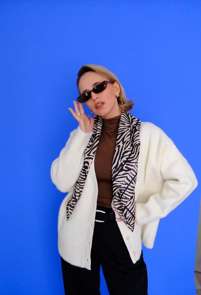 Lescarf ZEBRA SCARF | 80 CM