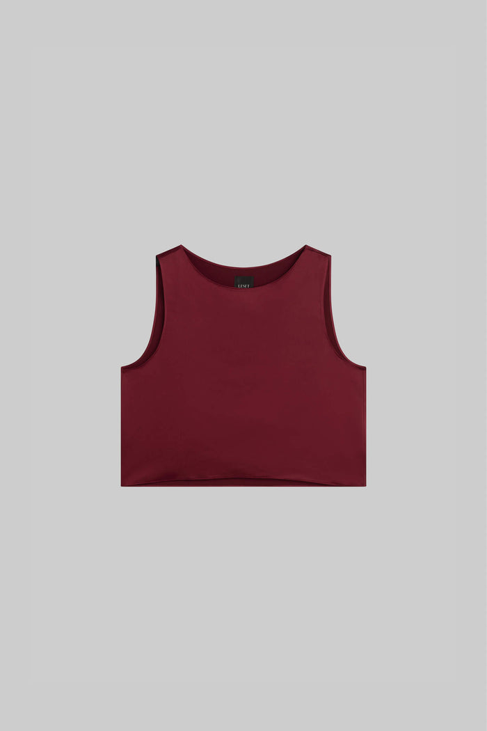 Leset Barb Crop Sleeveless Crew Regular Price $150 USD
