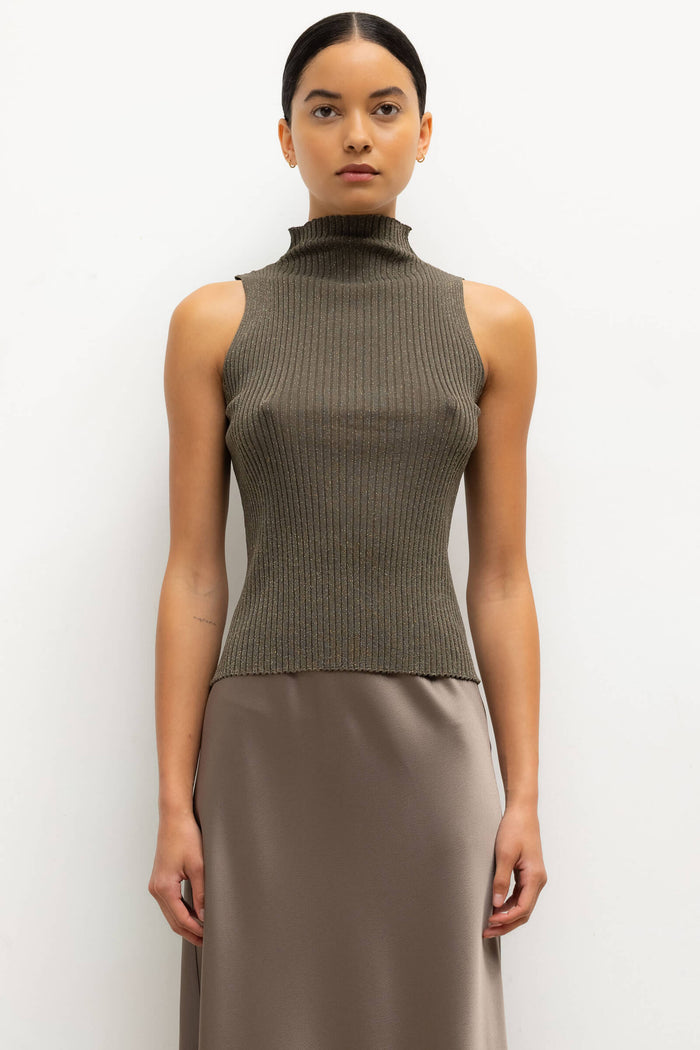 leset Blake Rib Sleeveless Turtleneck Regular price $280 USD