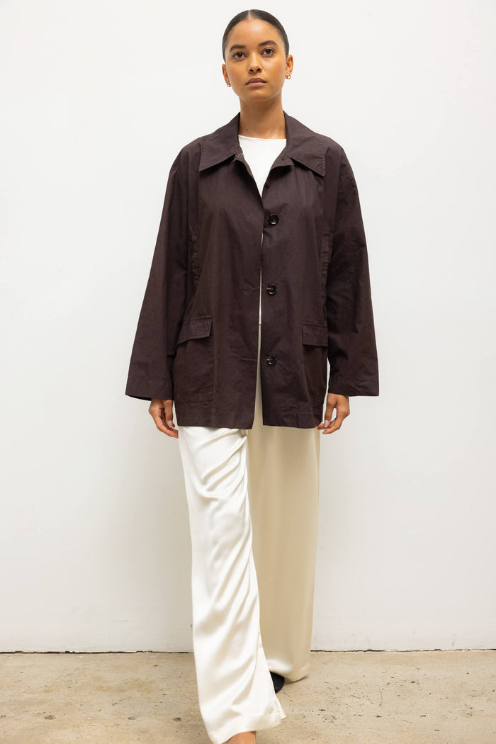 Leset Kyoto Pocket Button Down Jacket Regular Price $380 USD