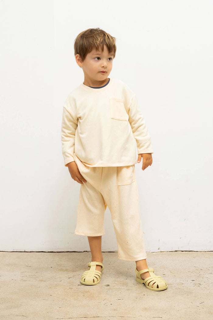 Leset Lauren Bebe Long Sleeve Pocket Tee Regular Price $80 USD