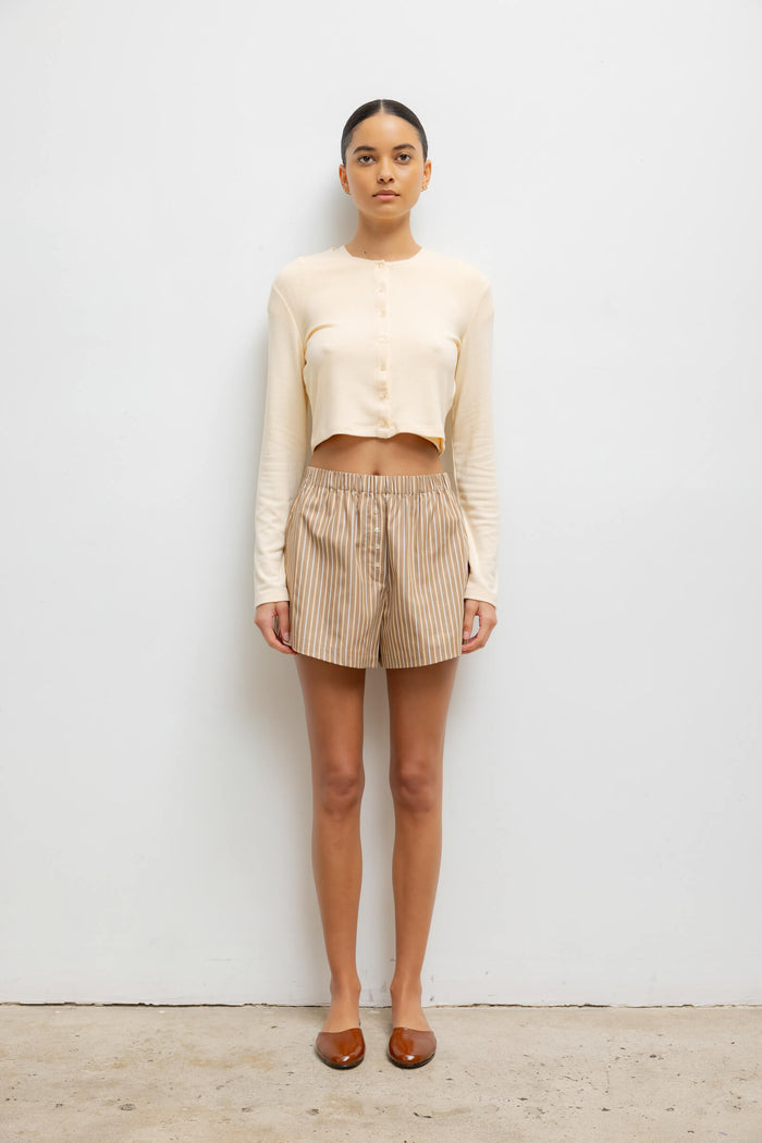 Leset Lauren Crop Cardigan II Regular Price $160 USD