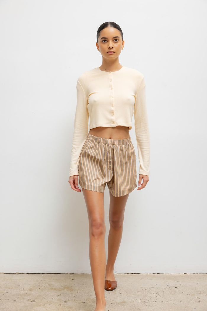 Leset Lauren Crop Cardigan II Regular Price $160 USD