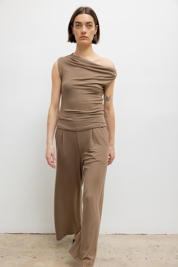 Leset Lauren Crop Pleated Pocket Pant Regular Price $200 USD