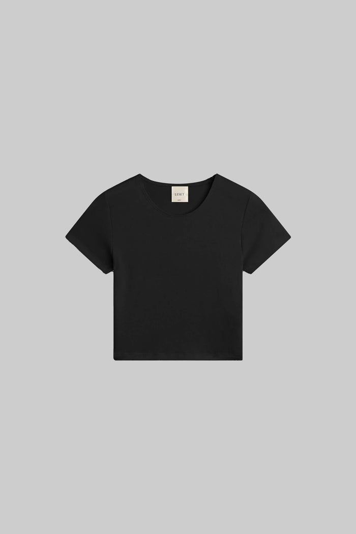 Leset Lauren Crop Slim Fit Tee Regular Price $98 USD