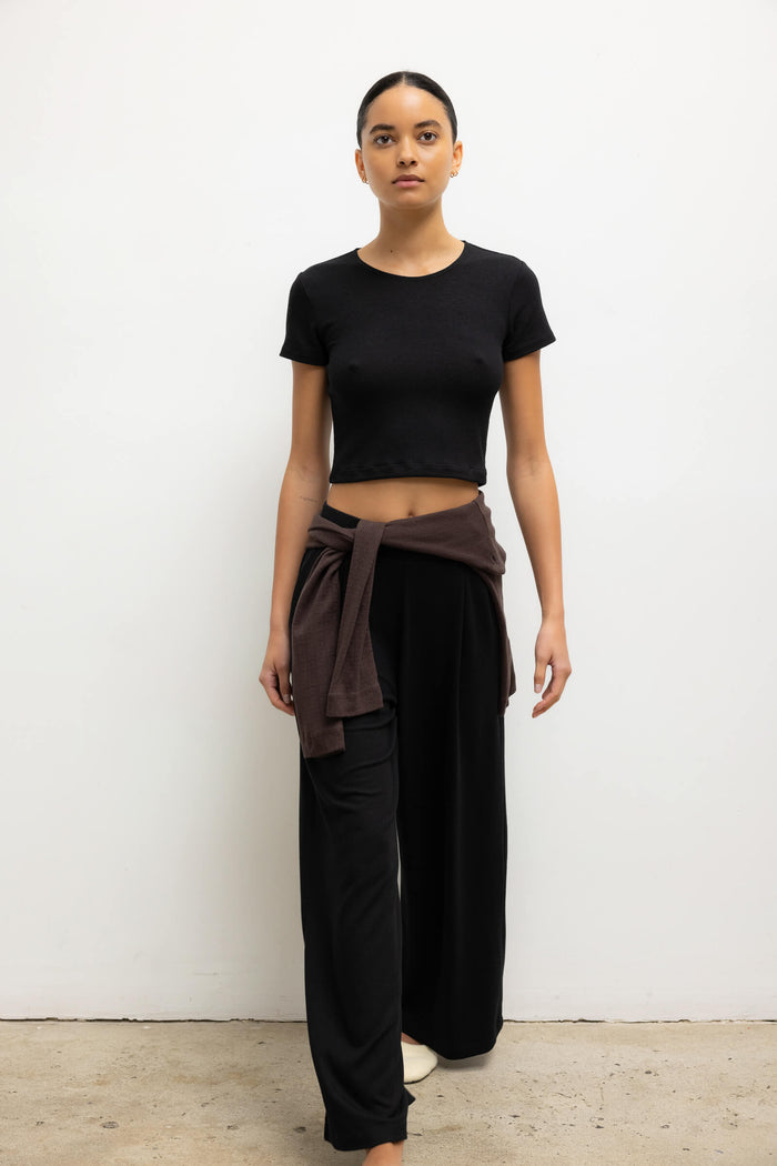 Leset Lauren Crop Slim Fit Tee Regular Price $98 USD