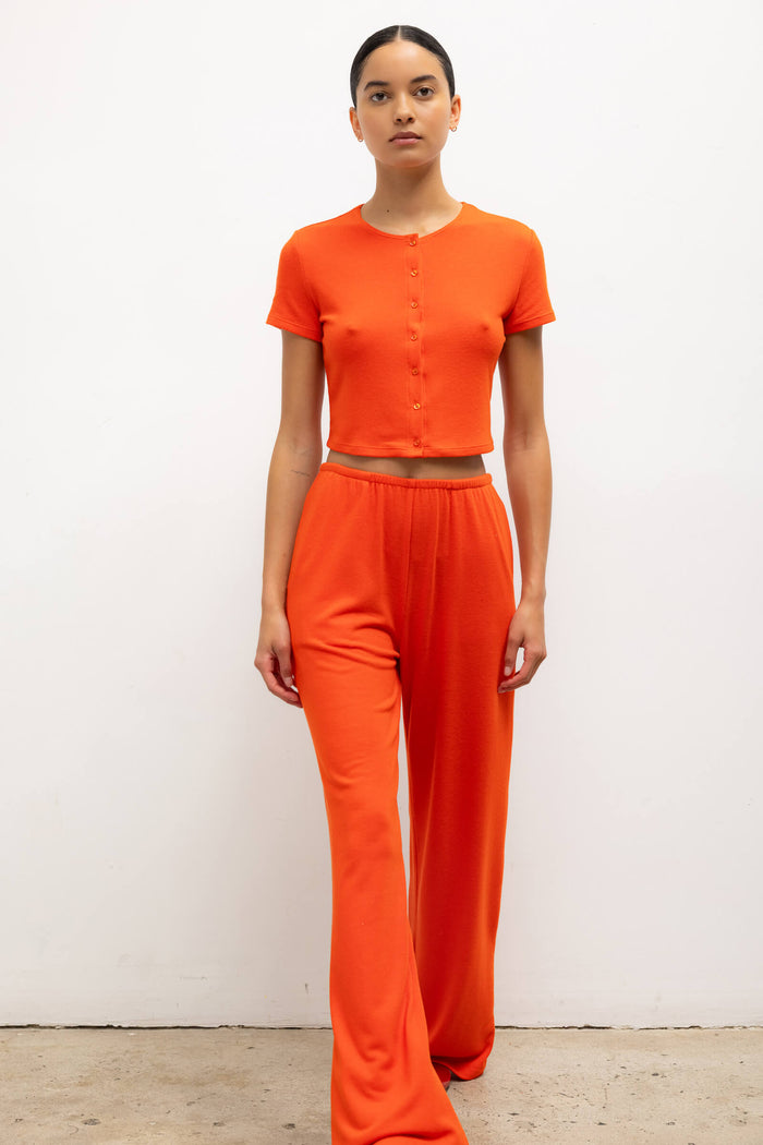 Leset Lauren Short Sleeve Cardigan Regular Price $140 USD