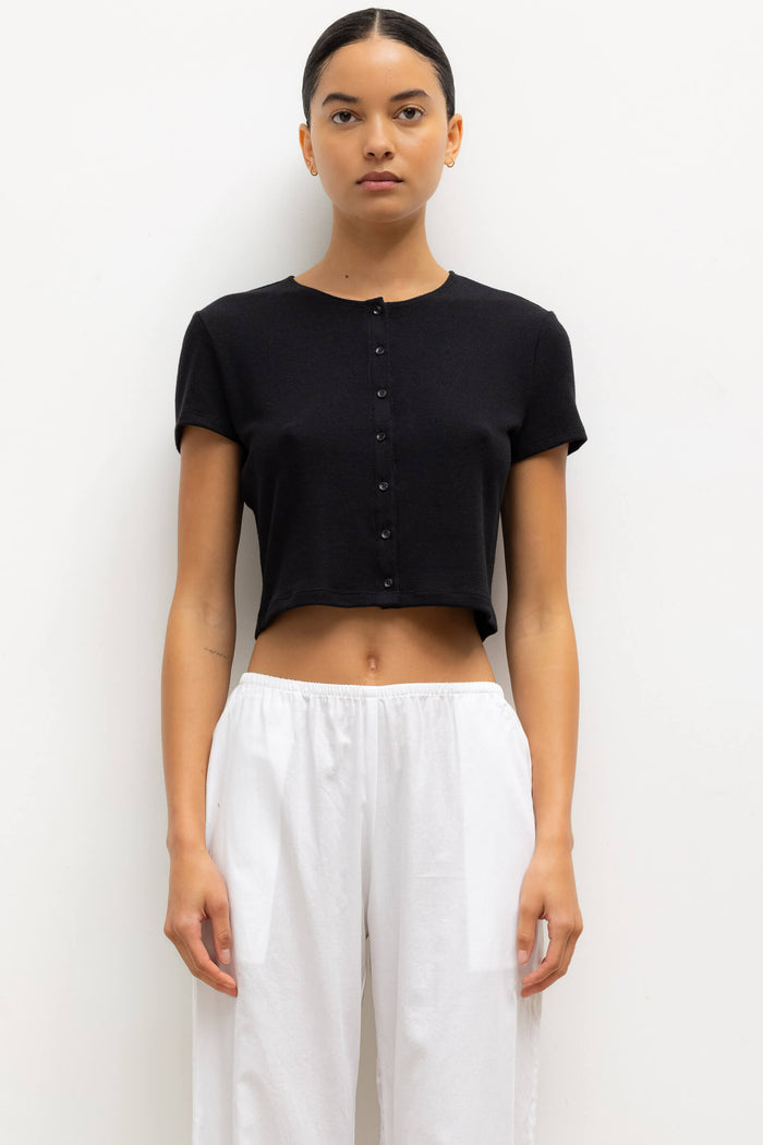 leset Lauren Short Sleeve Cardigan Regular price $140 USD