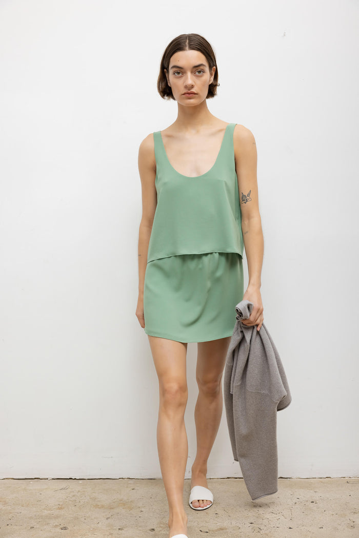 Leset Ari Scoop Tank Regular Price $250 USD
