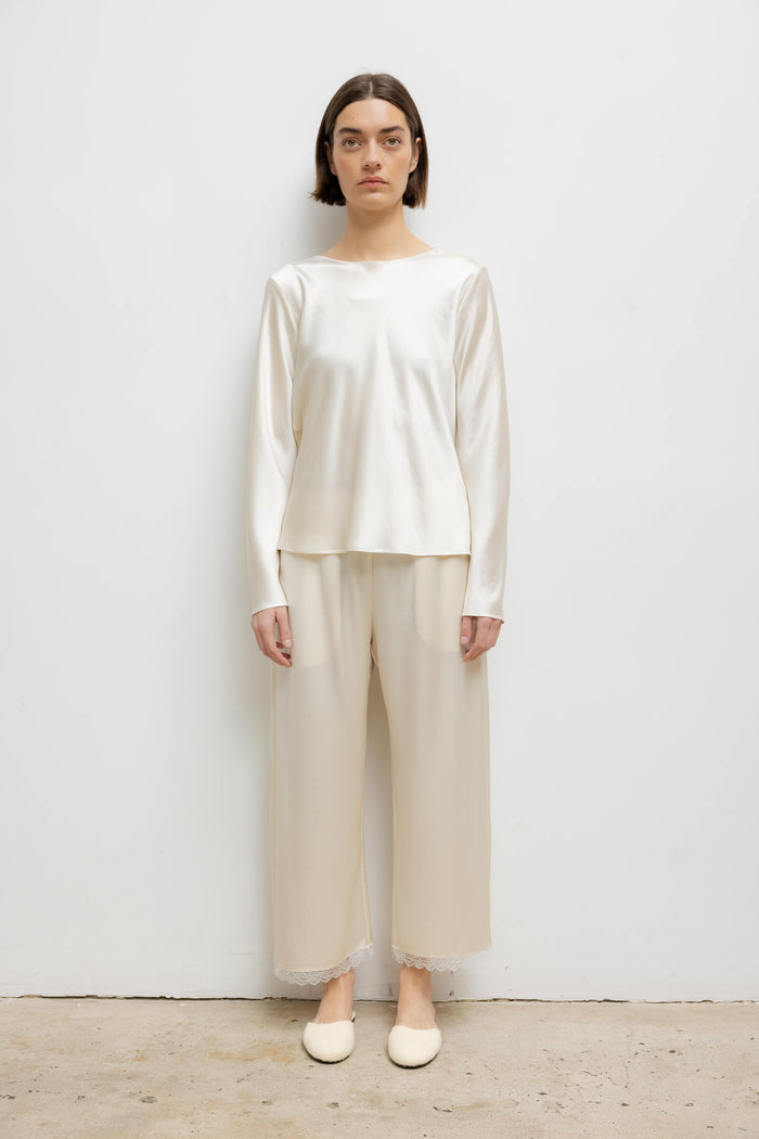 Leset Barb Lace Low Back Top Regular Price $350 USD