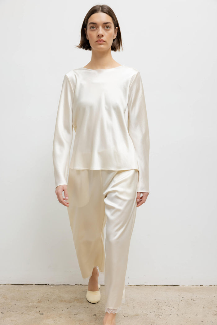 Leset Barb Lace Low Back Top Regular Price $350 USD