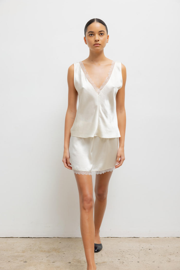 Leset Barb Lace Mini Skirt Regular Price $250 USD