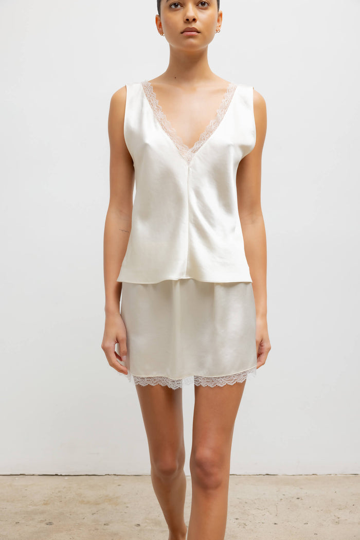 Leset Barb Lace Mini Skirt Regular Price $250 USD